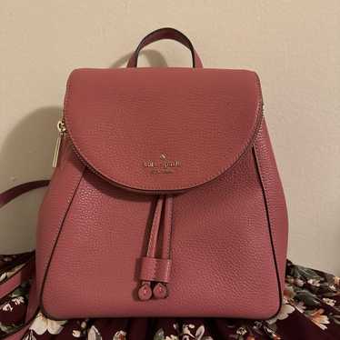 Kate Spade Medium Leila Backpack Pebbled Leather