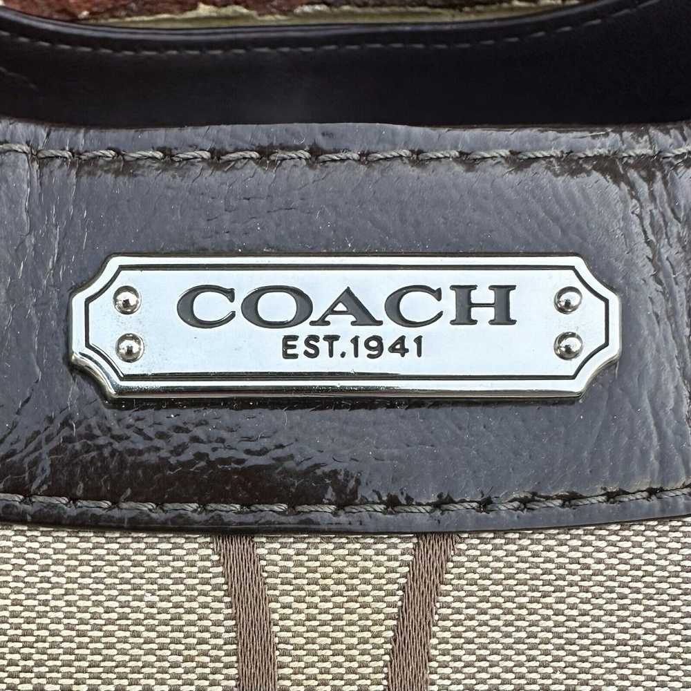 Coach Soho Signature Hobo Purse Logo Monogram Han… - image 2