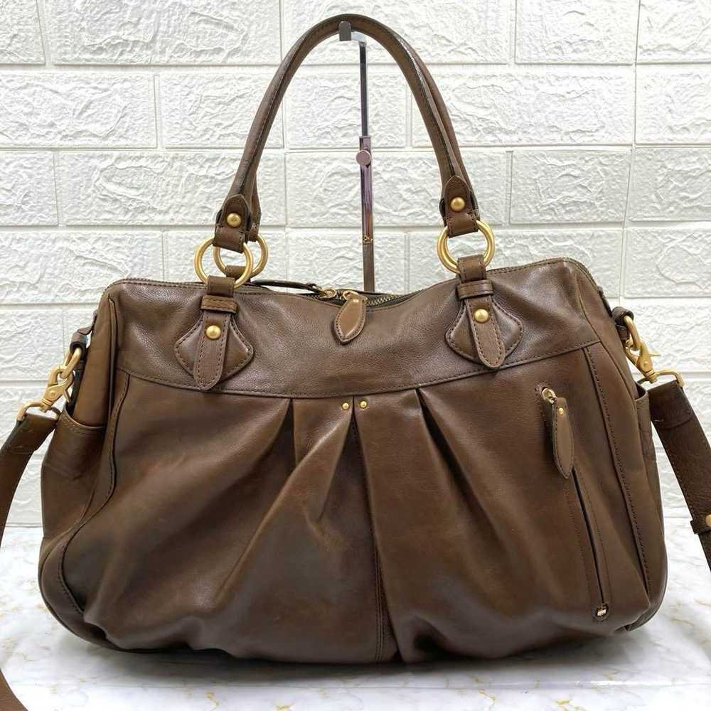 Excellent item! DAKOTA Leather Tote Shoulder Bag … - image 3