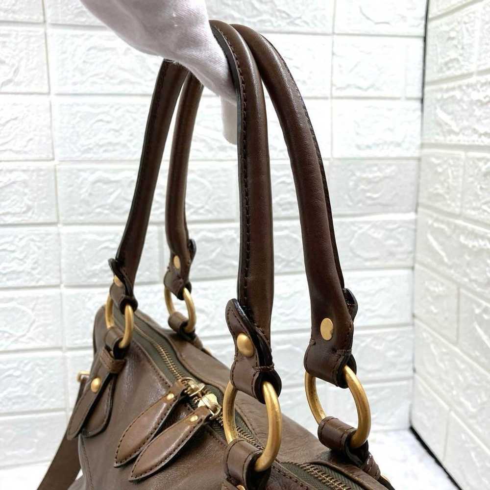 Excellent item! DAKOTA Leather Tote Shoulder Bag … - image 5