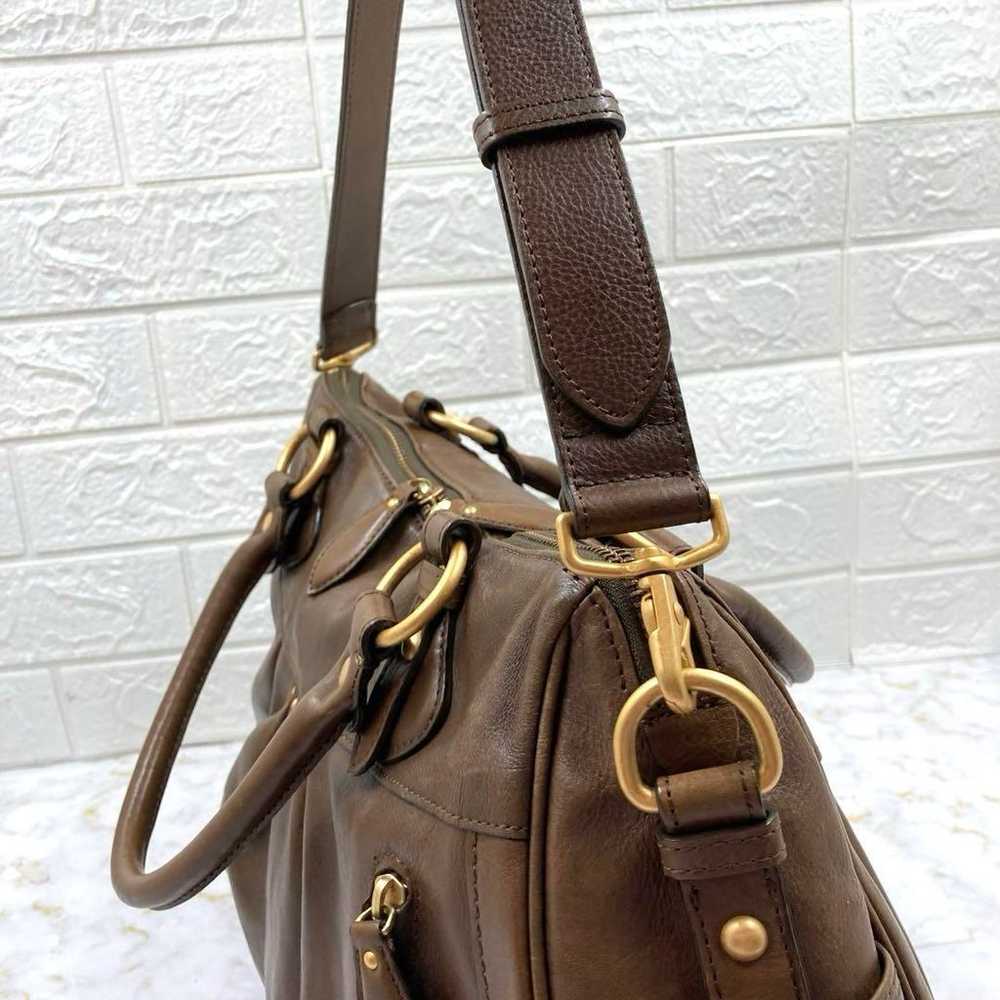 Excellent item! DAKOTA Leather Tote Shoulder Bag … - image 7