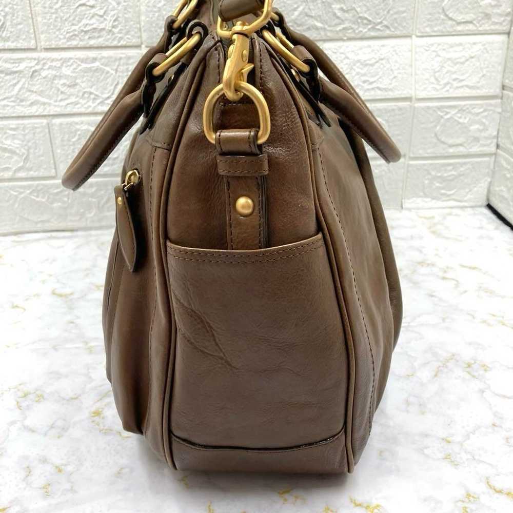 Excellent item! DAKOTA Leather Tote Shoulder Bag … - image 8