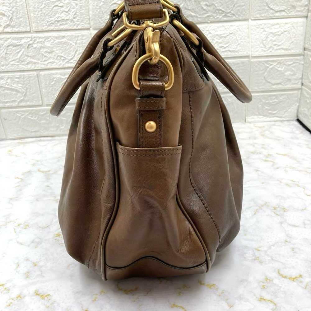 Excellent item! DAKOTA Leather Tote Shoulder Bag … - image 9