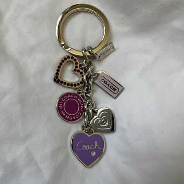 Coach triple heart purple - image 1