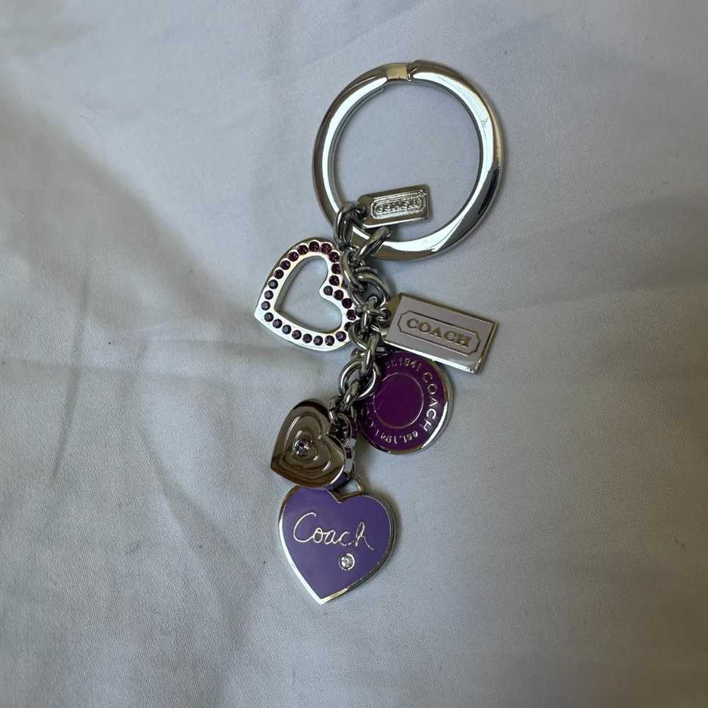 Coach triple heart purple - image 2