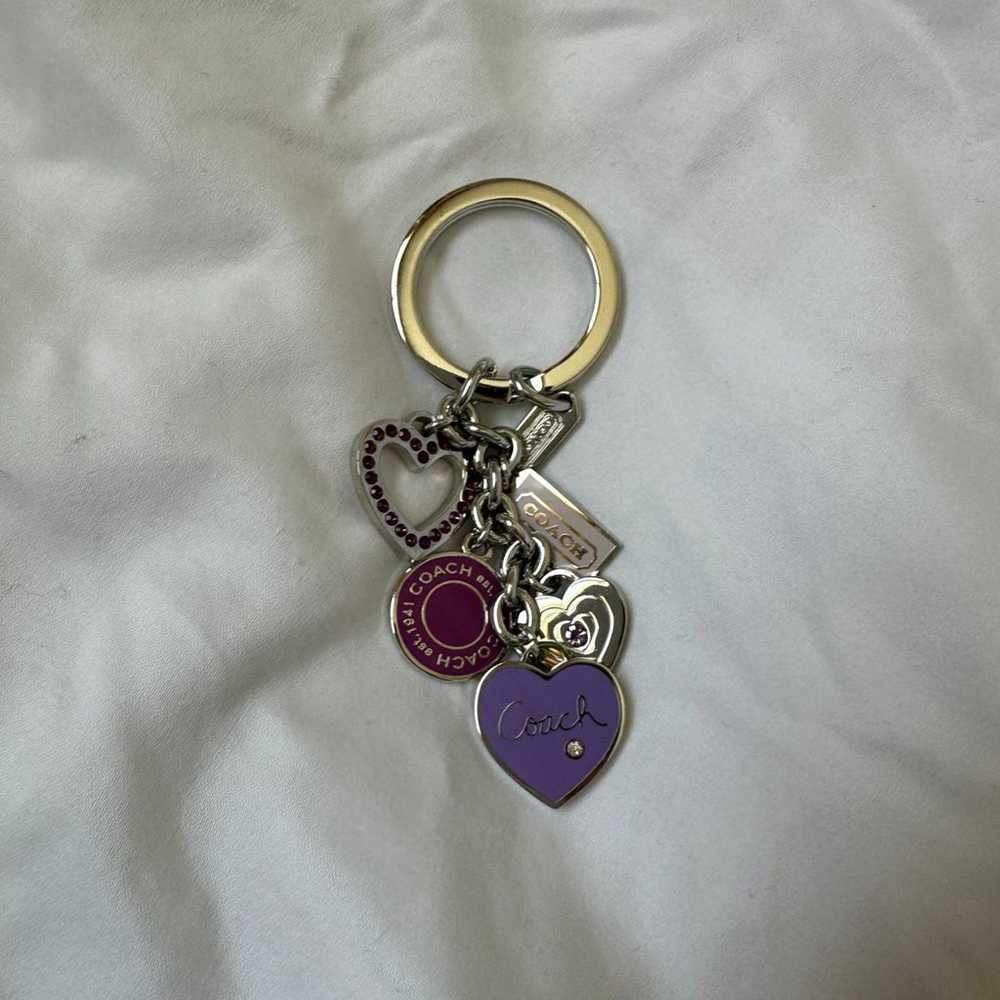 Coach triple heart purple - image 3