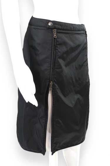 Prada Prada Sport ss 2000 black nylon zip skirt