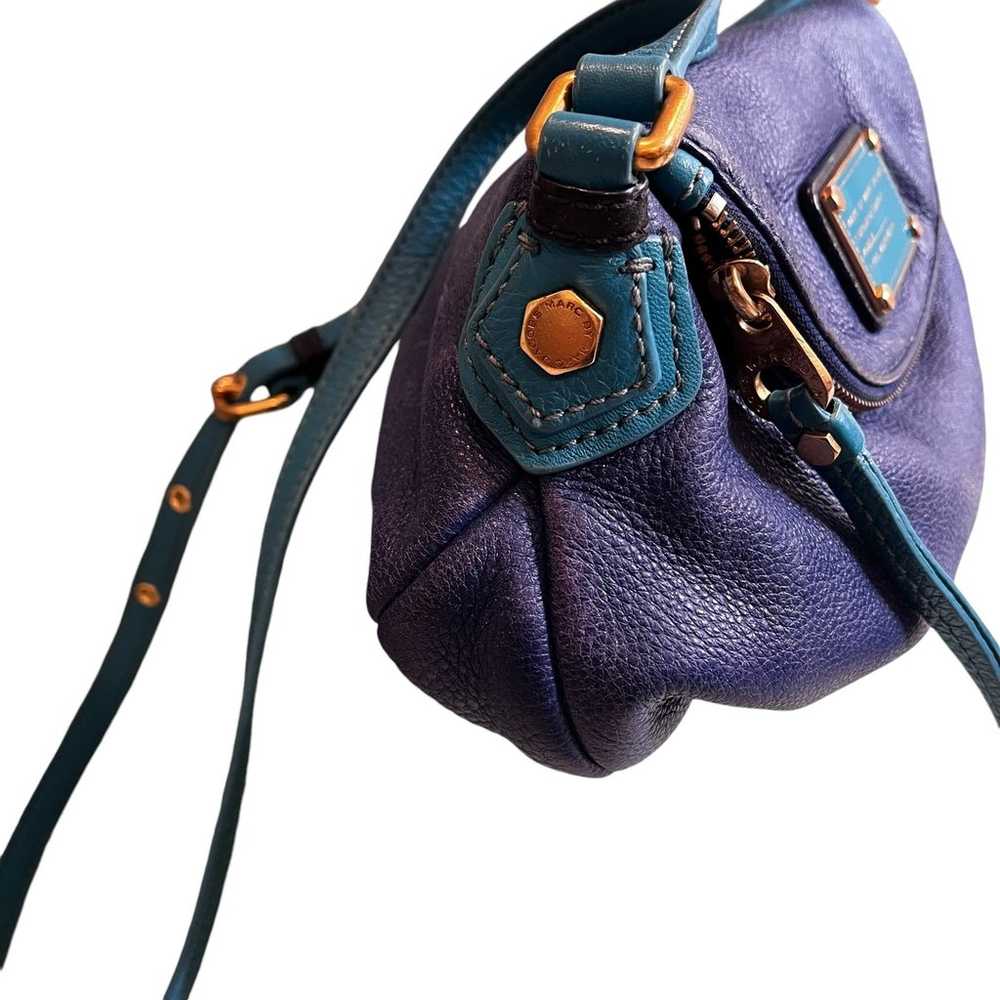 MARC by MARC JACOBS Blue/Teal Mini Natasha Crossb… - image 10