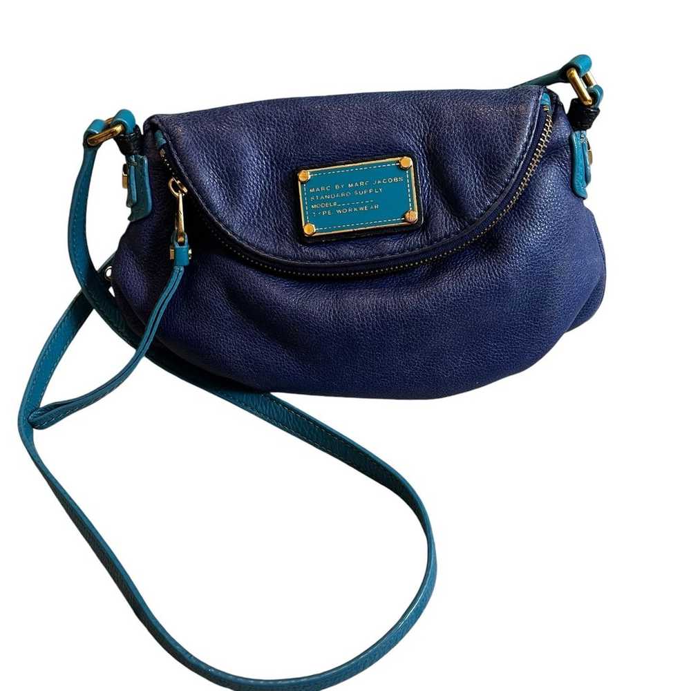 MARC by MARC JACOBS Blue/Teal Mini Natasha Crossb… - image 7