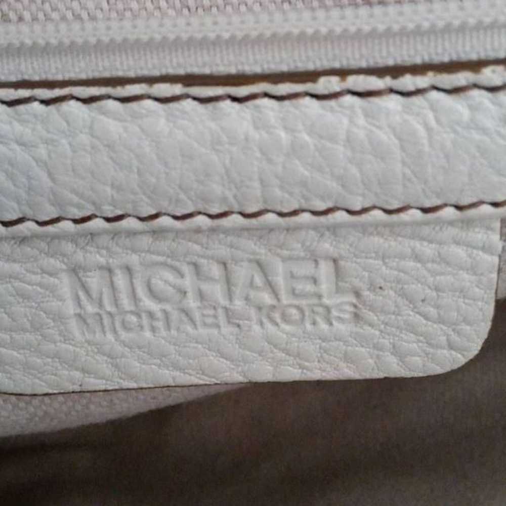 Michael Kors Women's Leather Trim Monogram Should… - image 6