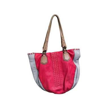 OrYANY Lyssie Large Pebbled Leather Colorblock Sh… - image 1