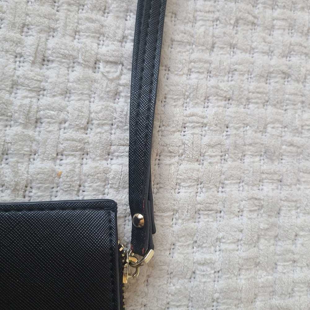 Kate Spade New York Black Leather Wristlet - image 6