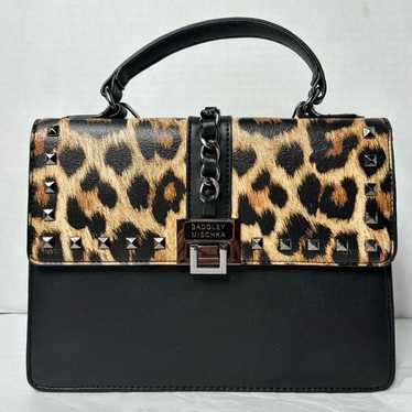 Badgley Mischka color block studded Leopard cross… - image 1