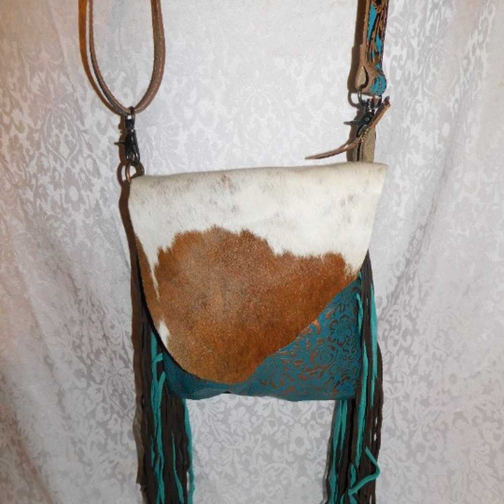 Leather Crossbody Myra Bag, - image 11