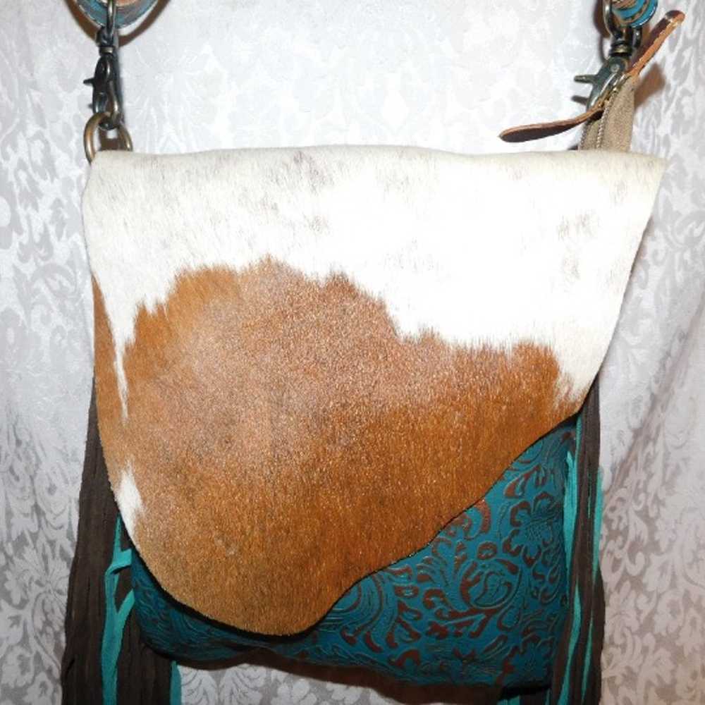 Leather Crossbody Myra Bag, - image 3