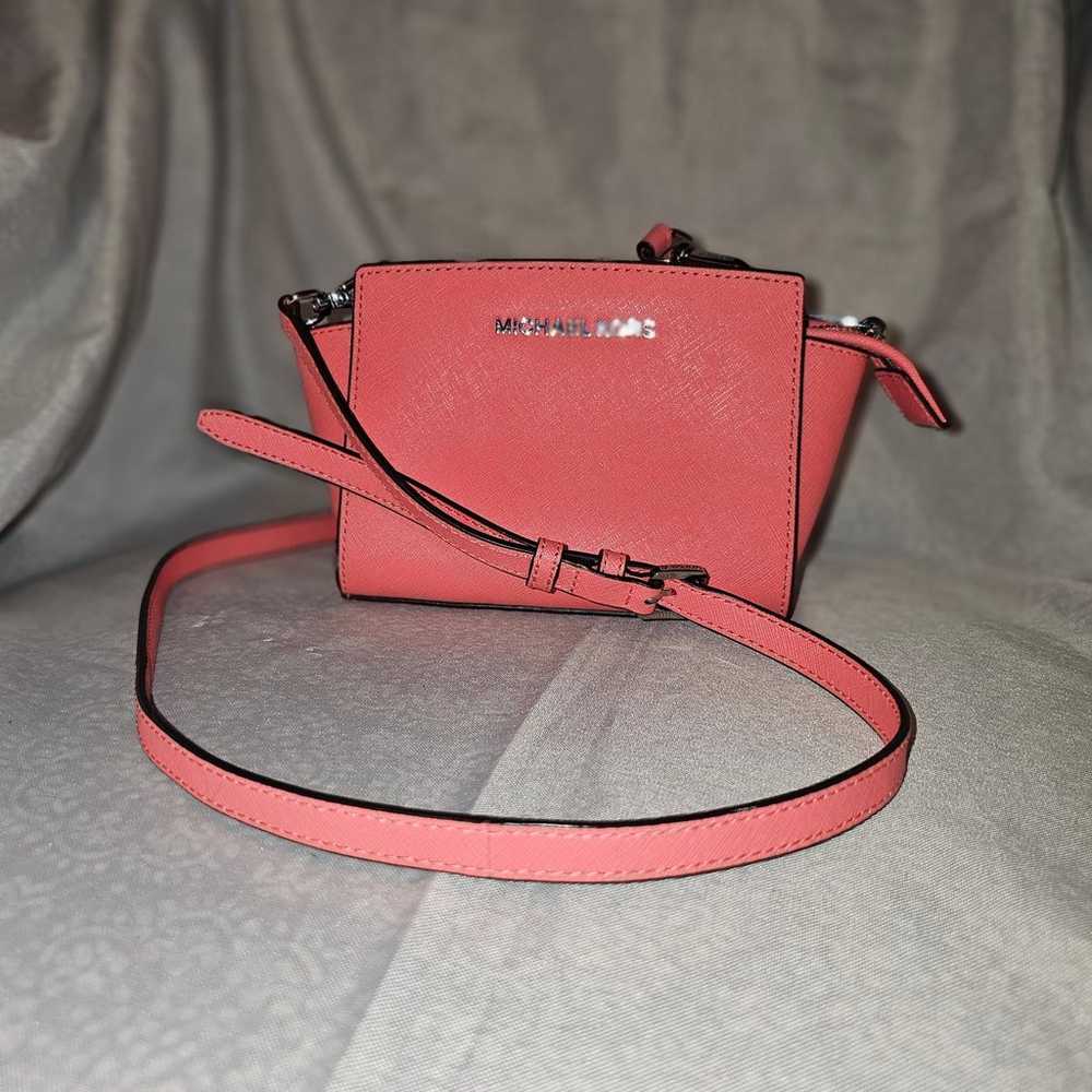 Michael Kors Selma Mini Crossbody Bag Pink - image 4