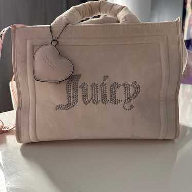 Juicy Couture White Velour Bag