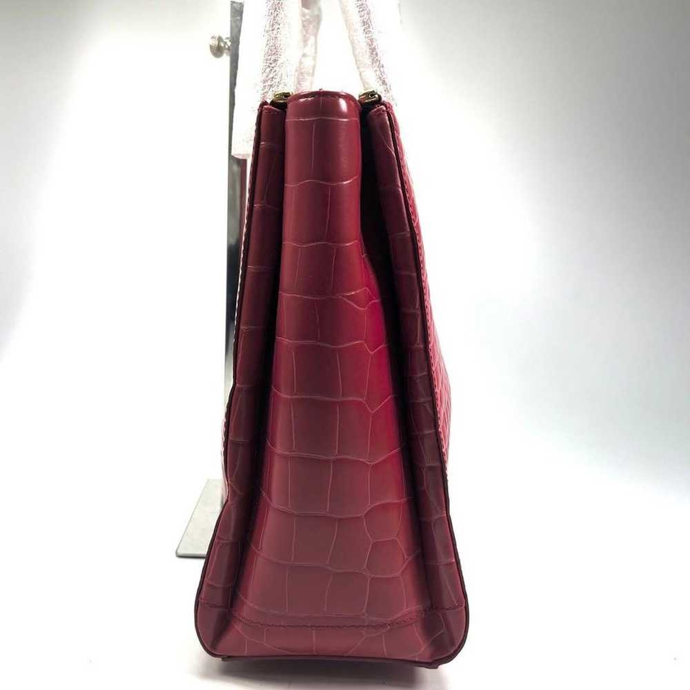 FURLA FURLA Tote Bag Handbag Crocodile Embossed C… - image 3