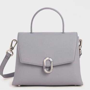 Charles and Keith Stone Embellished Front Flap Bag - image 1