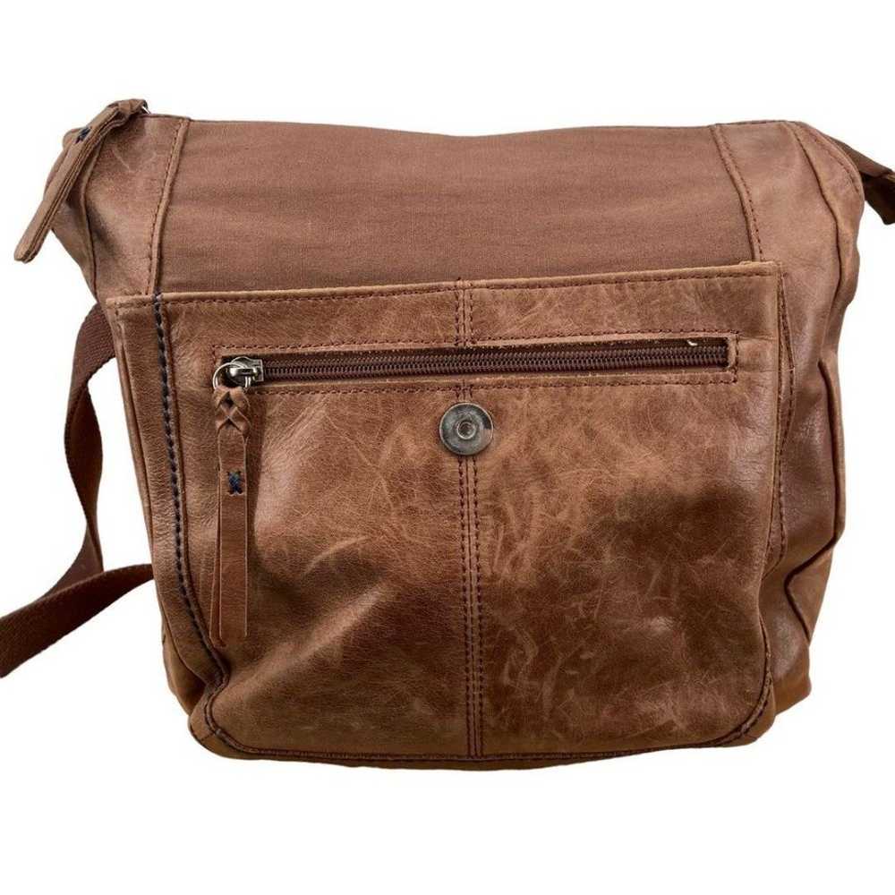 The Sak Ventura Leather Convertible Backpack Brow… - image 2