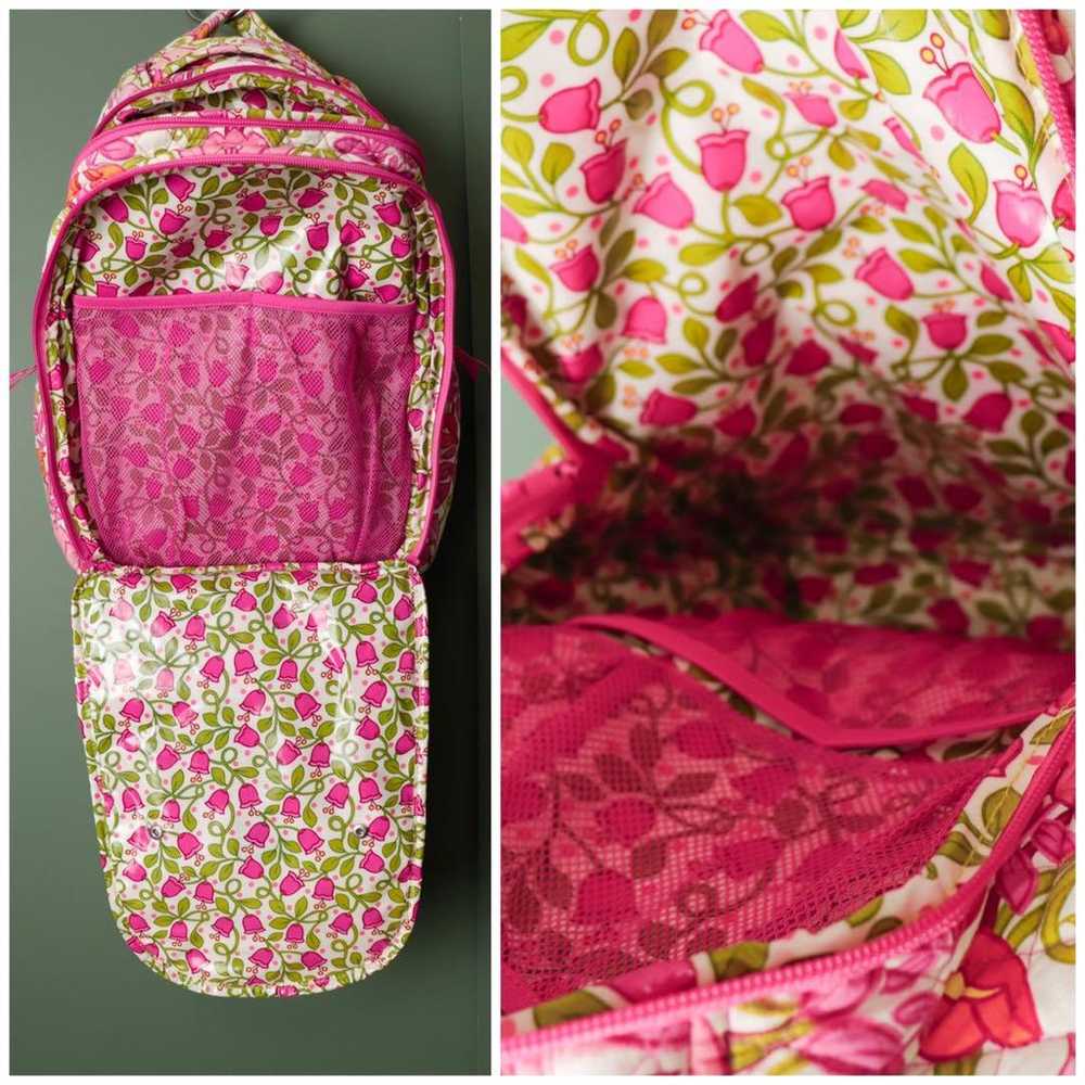 【Good】Vera Bradley floral pattern backpack in pin… - image 10