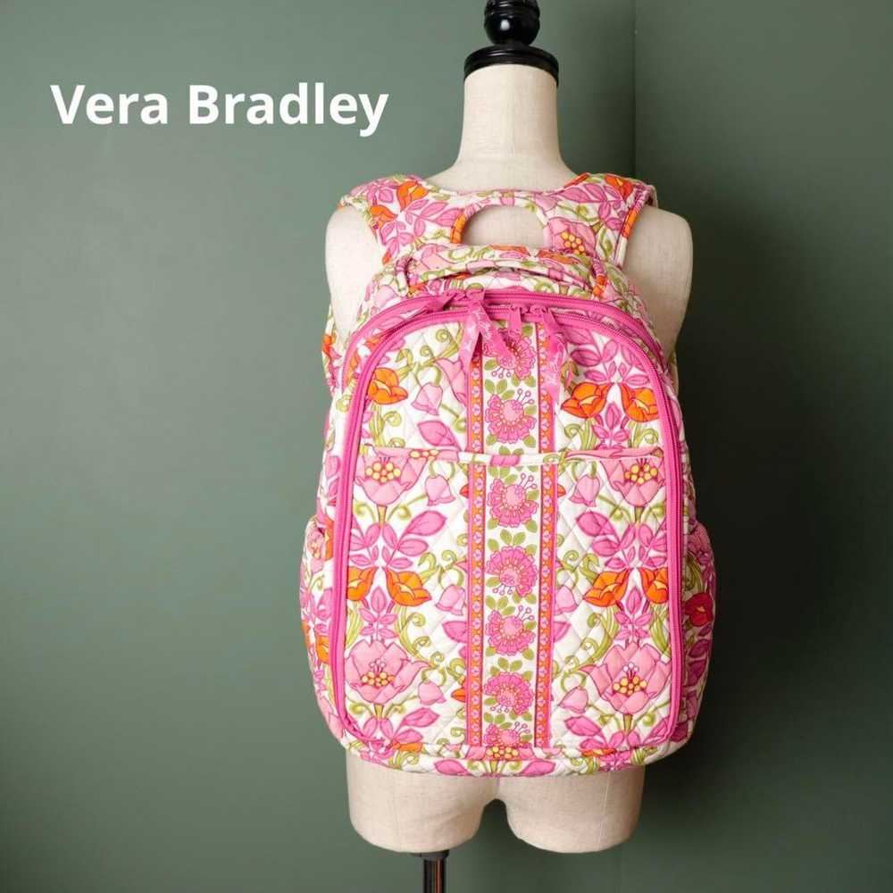 【Good】Vera Bradley floral pattern backpack in pin… - image 1