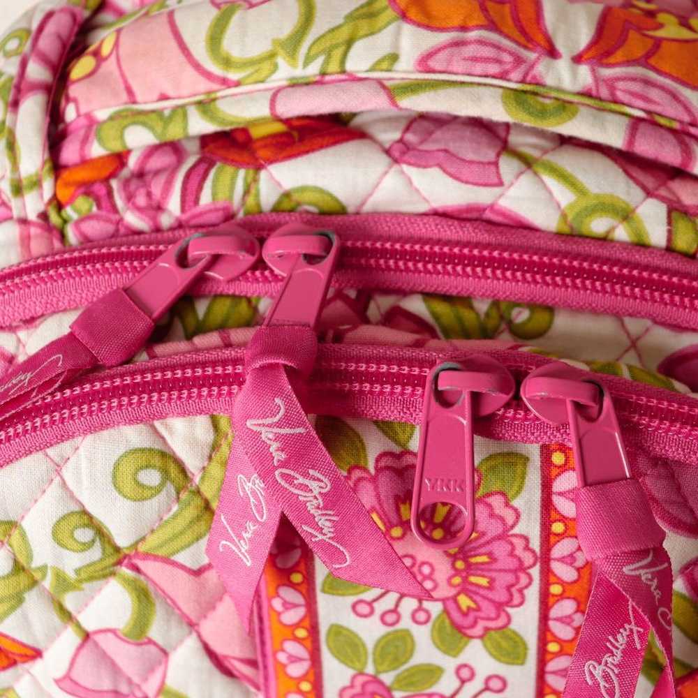 【Good】Vera Bradley floral pattern backpack in pin… - image 8