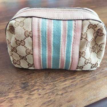 GUCCI GG canvas pouch