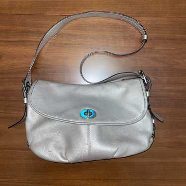 Metallic Coach Legacy Shoulder Bag