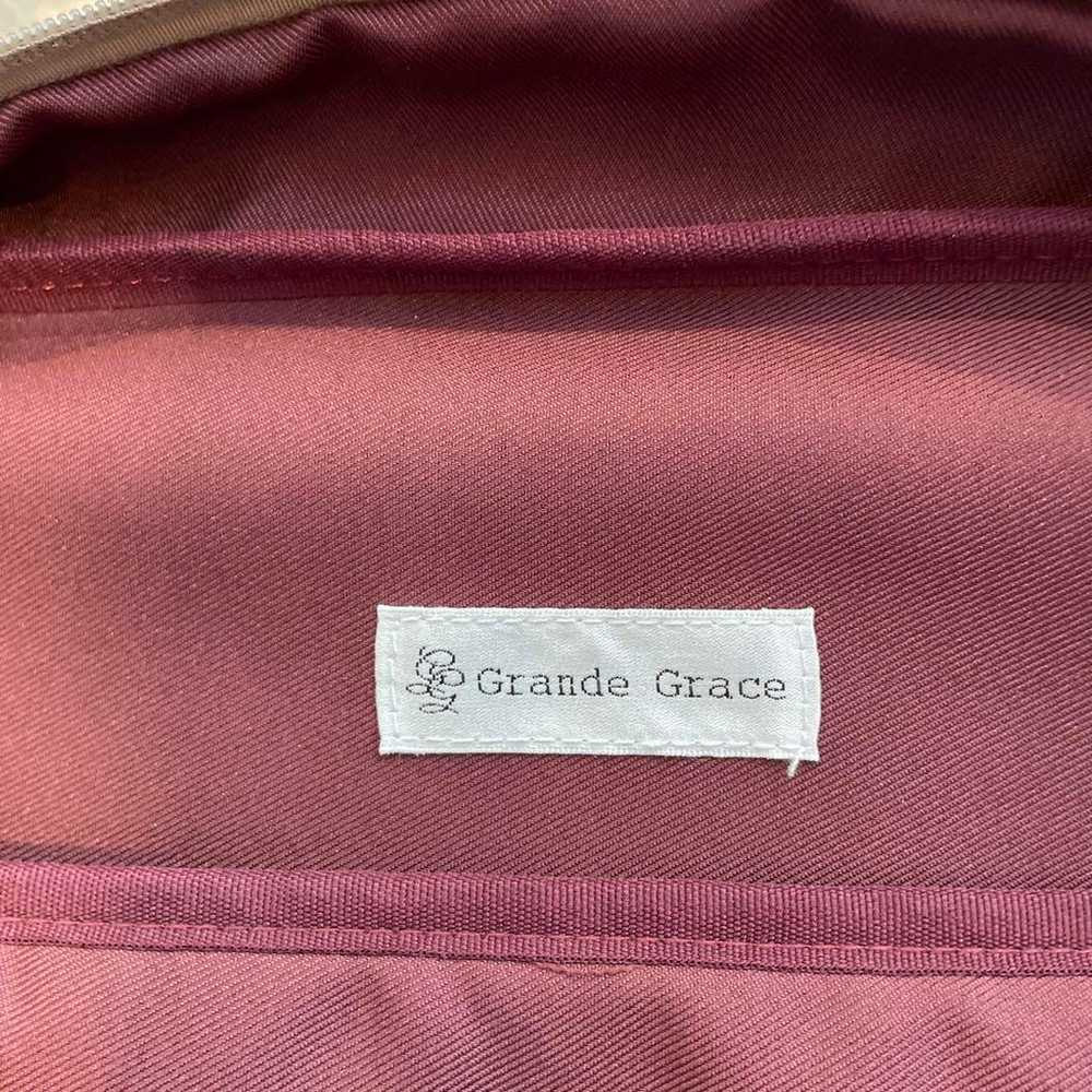 Grande Grace Beige Synthetic Leather Backpack - image 4