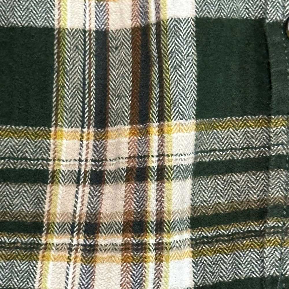 Eddie Bauer Eddie Bauer XL Green Plaid Long Sleev… - image 7