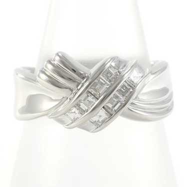 Other Other PT900 Platinum Diamond Ring 12.5 Meta… - image 1