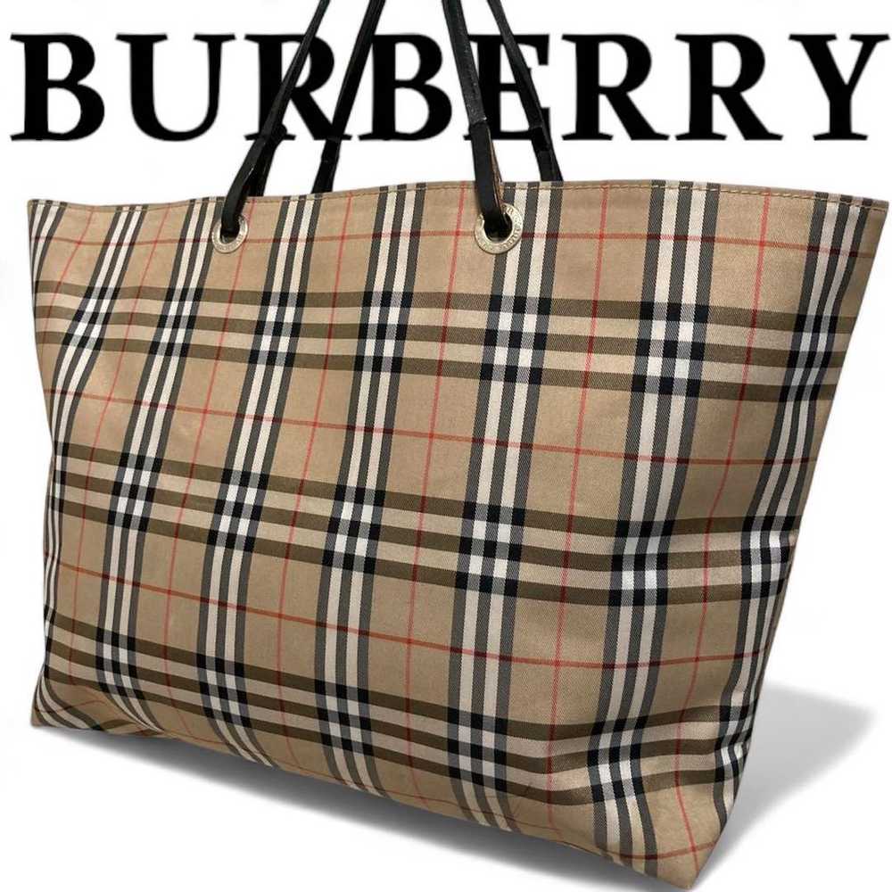 BURBERRY LONDON Nova Check Beige Tote Bag. - image 1