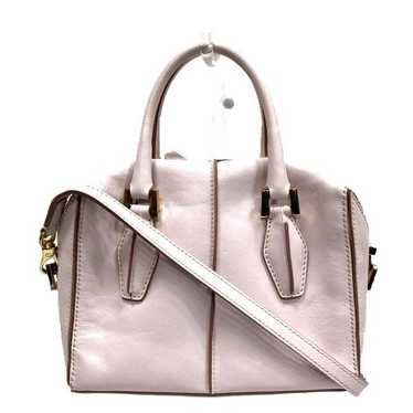 Tod's Tod's Tod's Leather D-Cube 2WAY Handbag Lea… - image 1