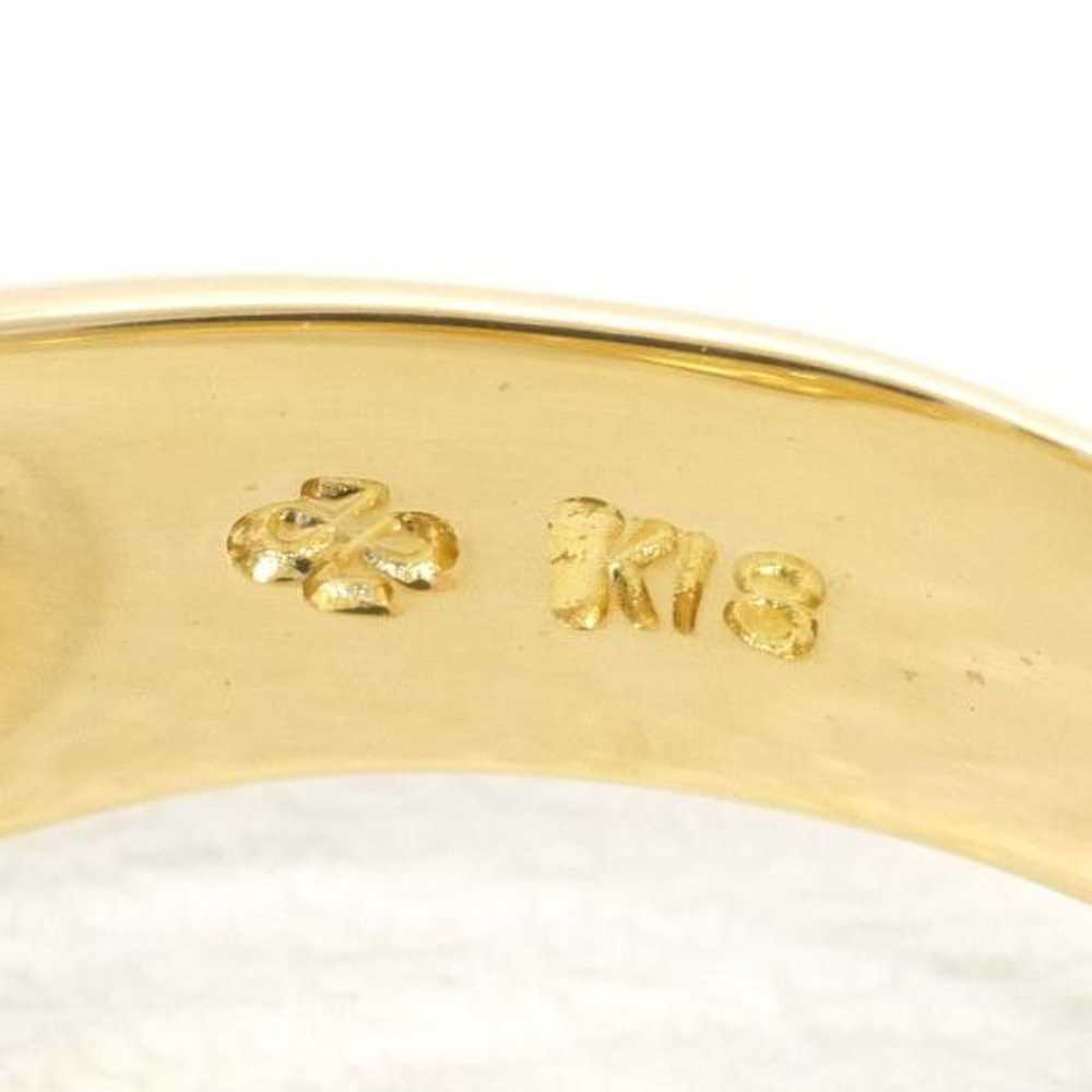 Other LuxUness K18 Yellow Gold Diamond Ring 18号 1… - image 8