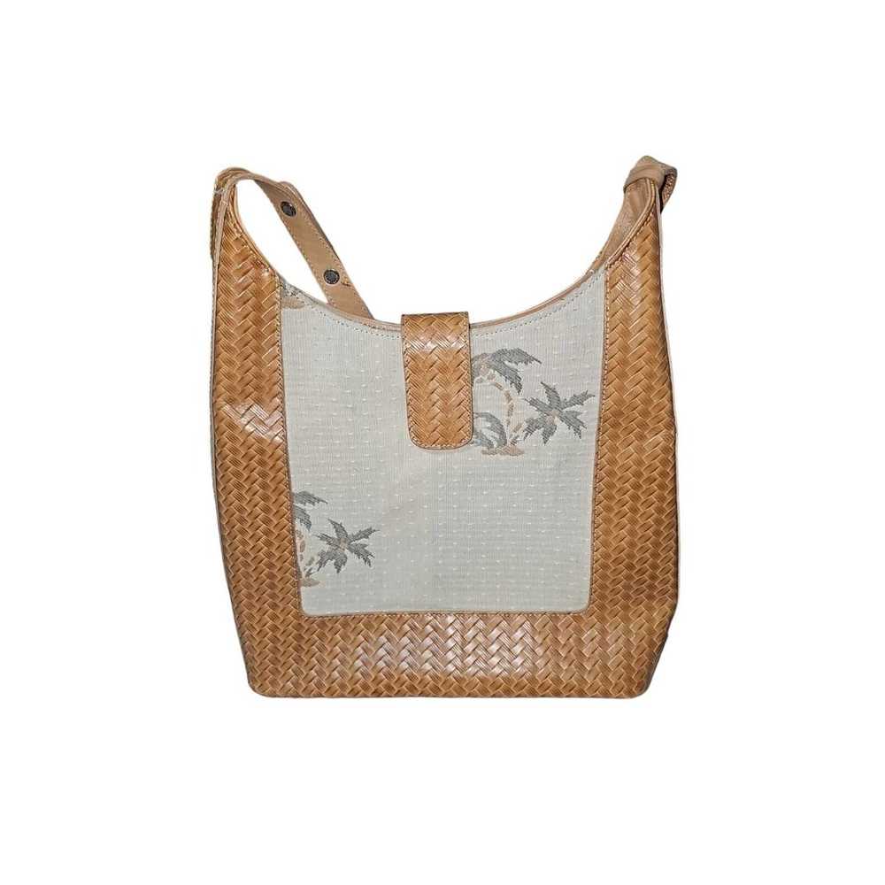 Brahmin Palm Tree Shoulder Bag Purse - image 2