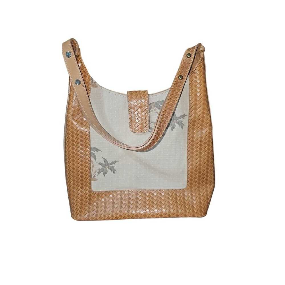 Brahmin Palm Tree Shoulder Bag Purse - image 3