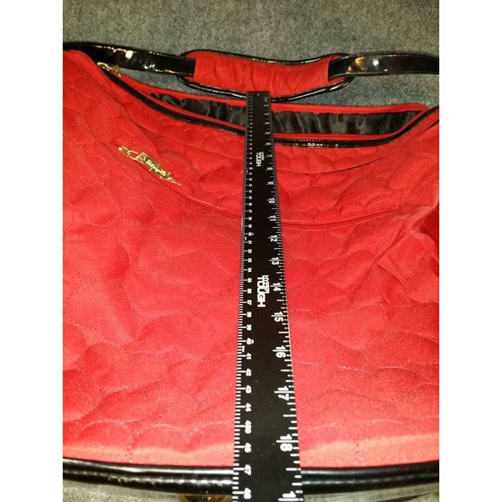 Betsey Johnson Betseyville Quilted Red Carry On T… - image 12