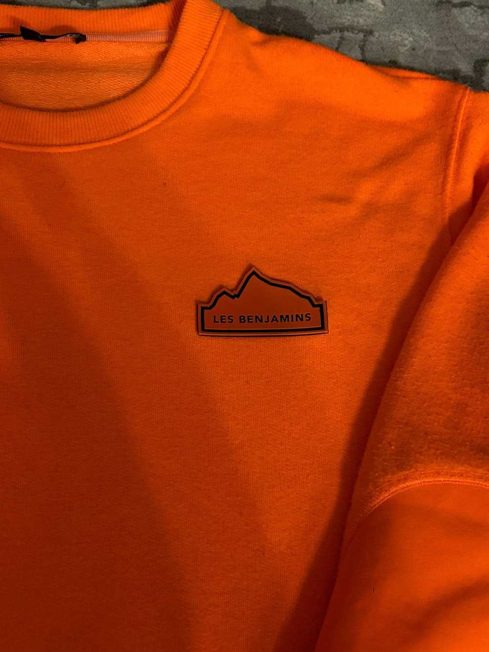 Les Benjamins Les Benjamins Neon Orange Sweater w… - image 4