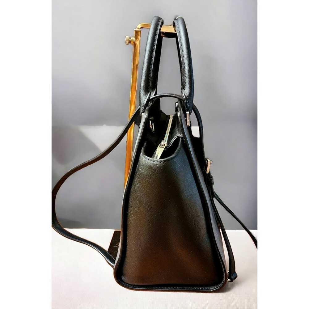 Michael Kors Selma Gray & Black Saffiano Leather - image 5