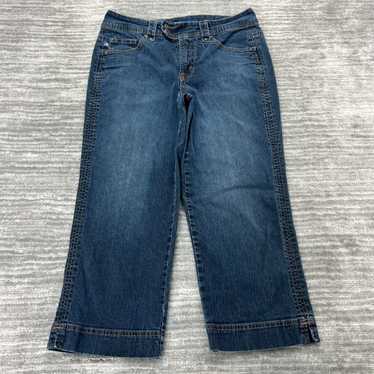 Vintage Womens Blue Denim Capri Blues Jeans From B