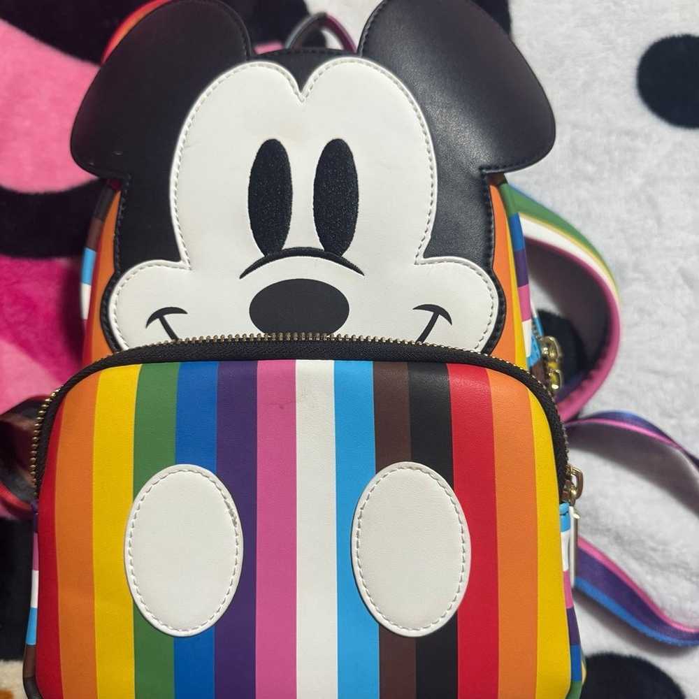 Loungefly Mickey Pride Mini Backpack - image 2