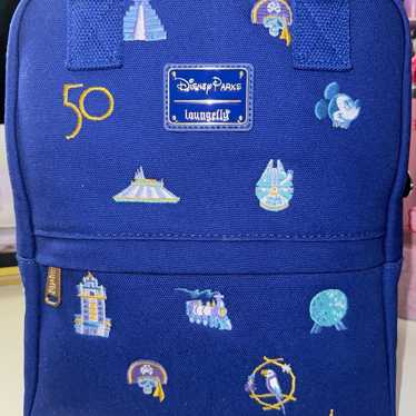 Loungefly Disney Parks 50th Canvas Backpack