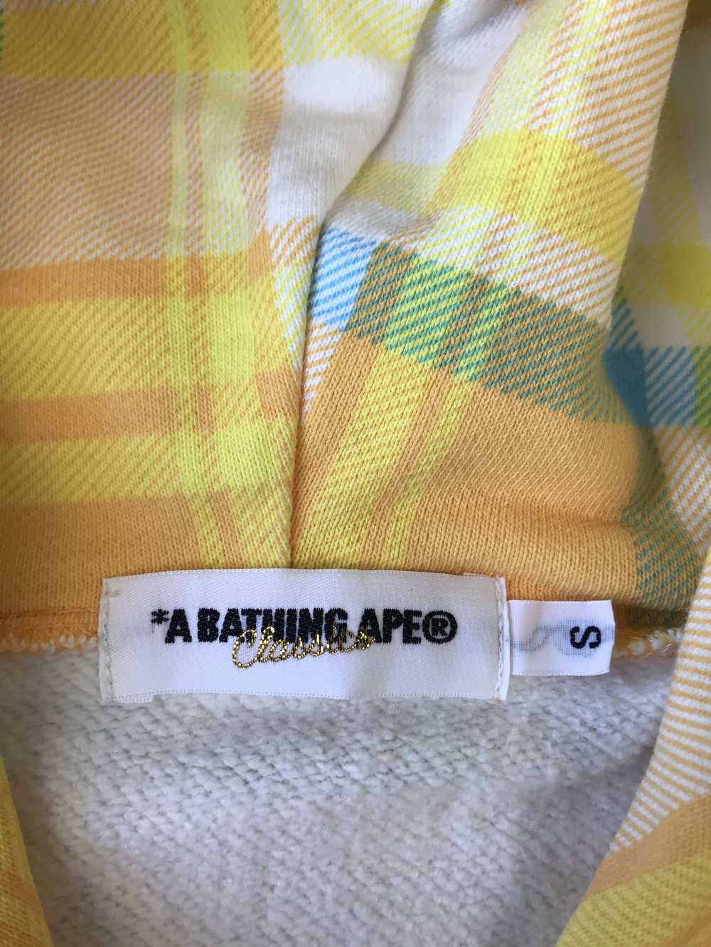 Bape Bape Yellow Check Pattern Fullzip - image 2