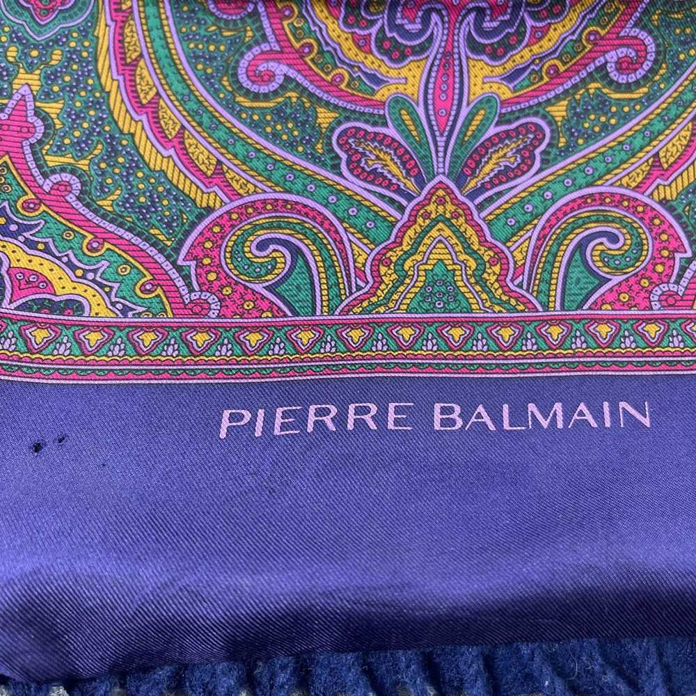 Pierre Balmain × Vintage PIERRE BALMAIN PAISLEY S… - image 7