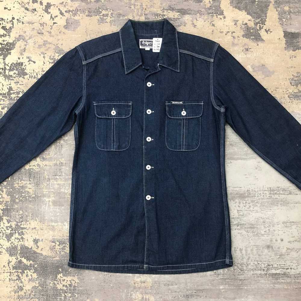 Japanese Brand × Vintage T471 VTG BOBSON DENIM SH… - image 4