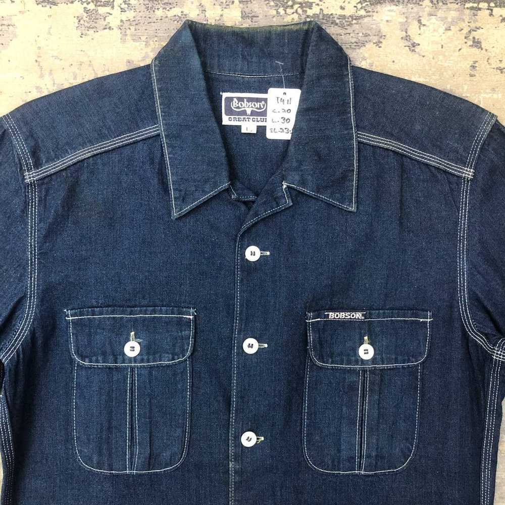 Japanese Brand × Vintage T471 VTG BOBSON DENIM SH… - image 5