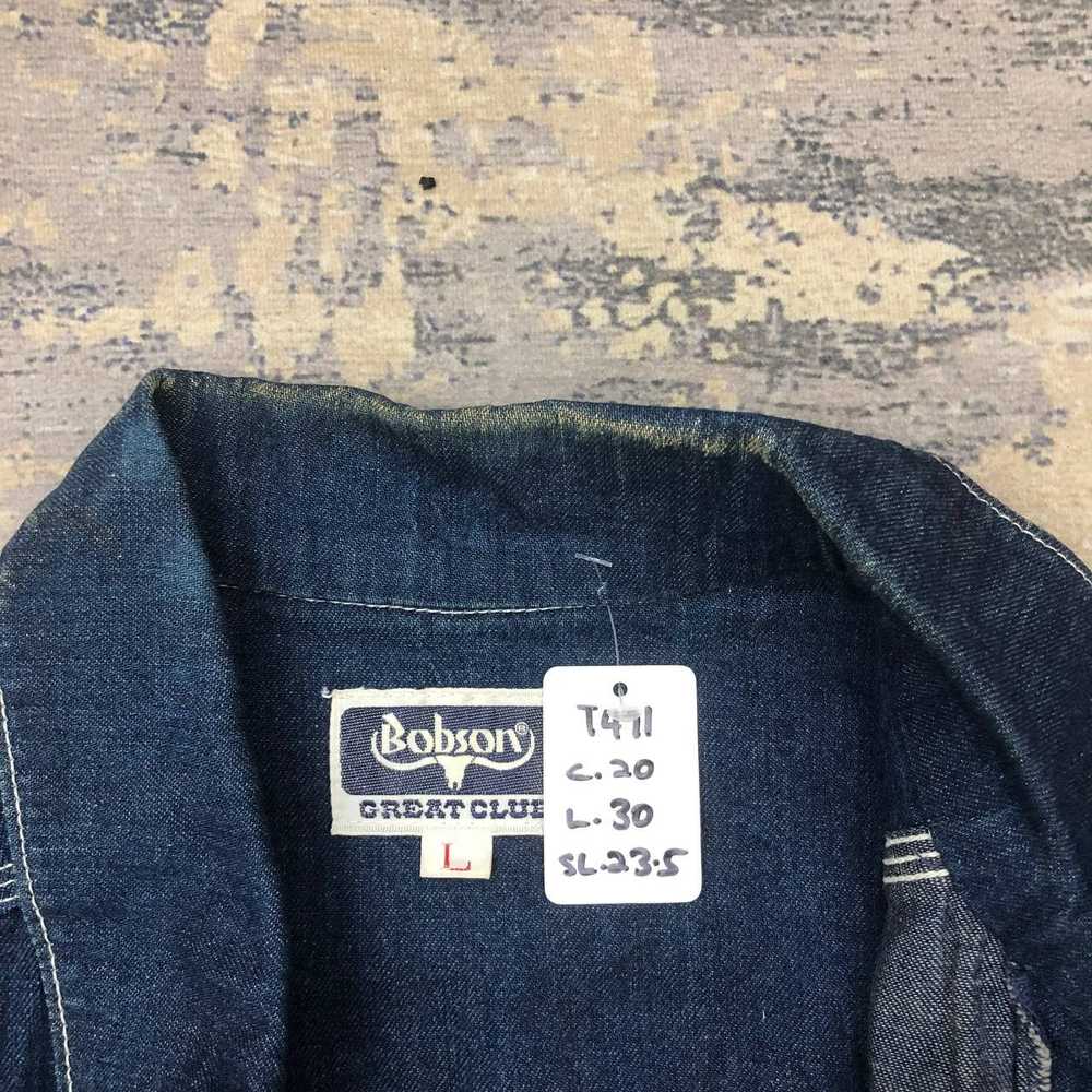 Japanese Brand × Vintage T471 VTG BOBSON DENIM SH… - image 8