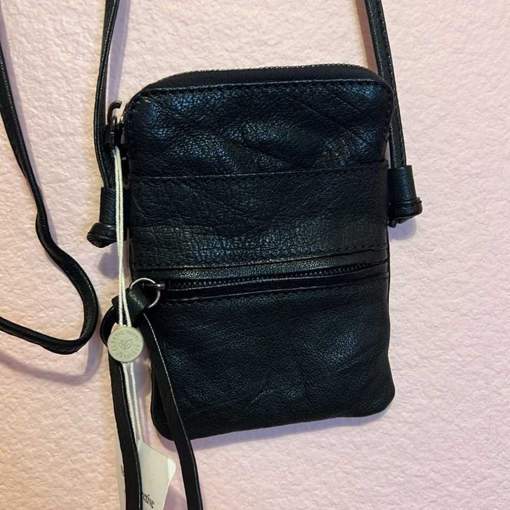 Yvonne Kone Black Leather Crossbody Bag Mini - image 3