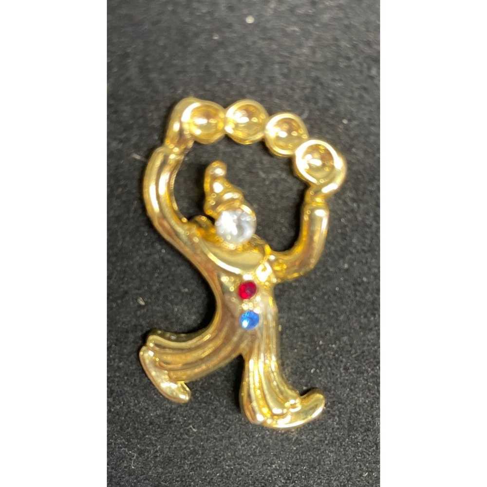 Other Vintage 1980's Women's Gold Clown Pins / Br… - image 3